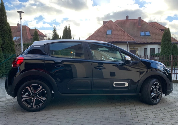 Citroen C3 cena 52500 przebieg: 29590, rok produkcji 2021 z Mrągowo małe 436